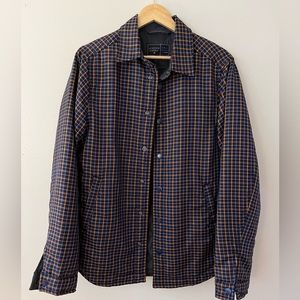 Men’s Scotch & Soda plaid puffy coat